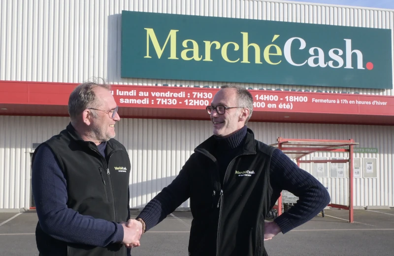 Franck Avrin, g&eacute;rant du March&eacute;Cash Saint-Pair-sur-Mer